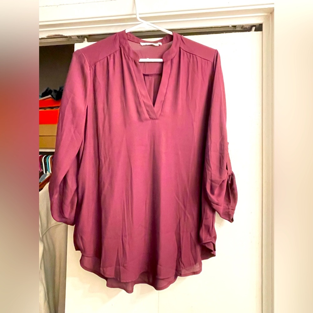 Beautiful deep purple blouse